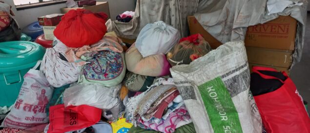 Monthly clothes collection